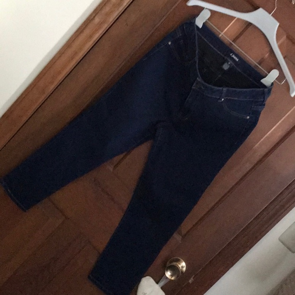 Dark blue Jean capris
